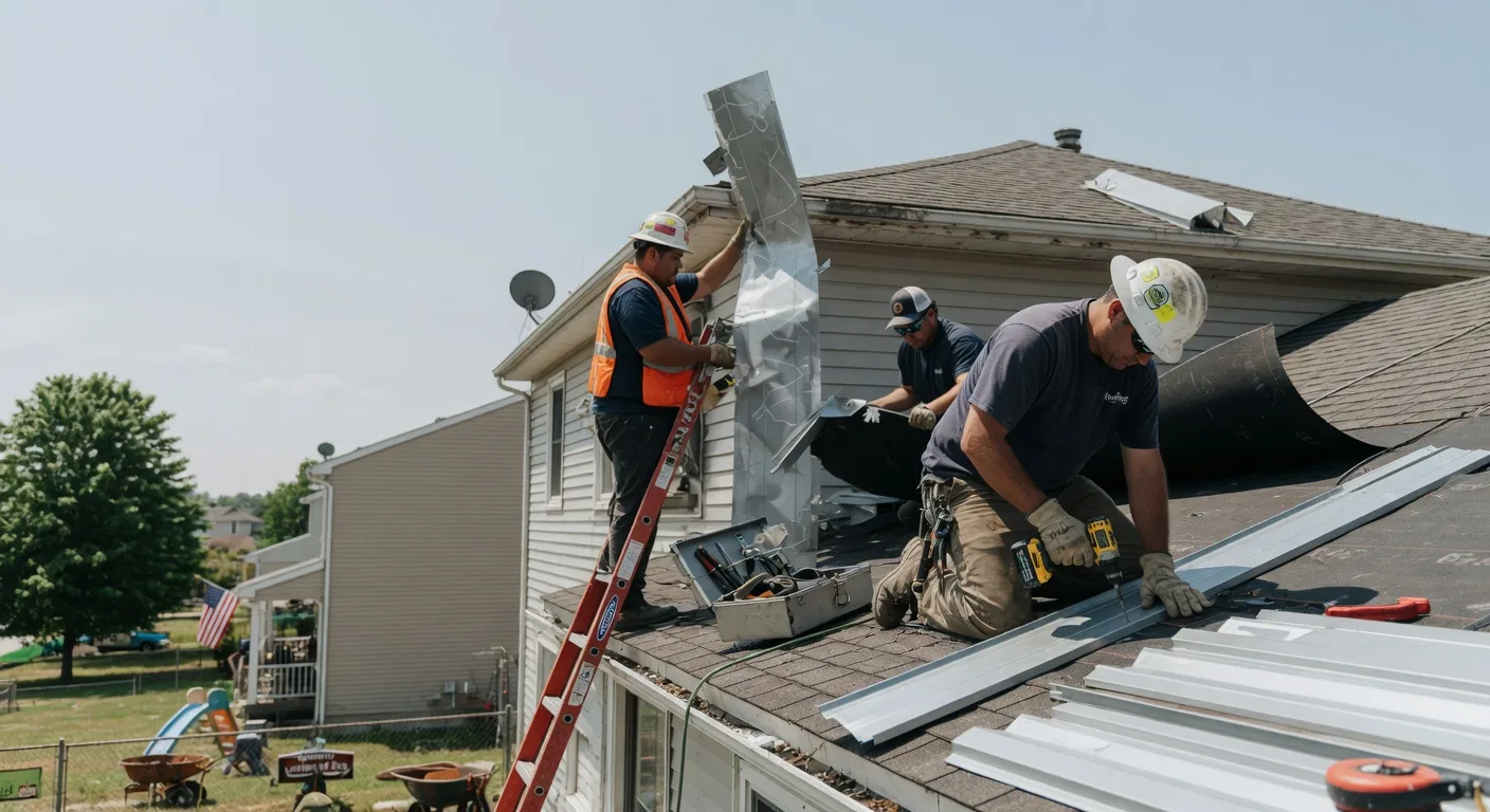Storm Damage Metal Roof Repair in Sinnamahoning, PA